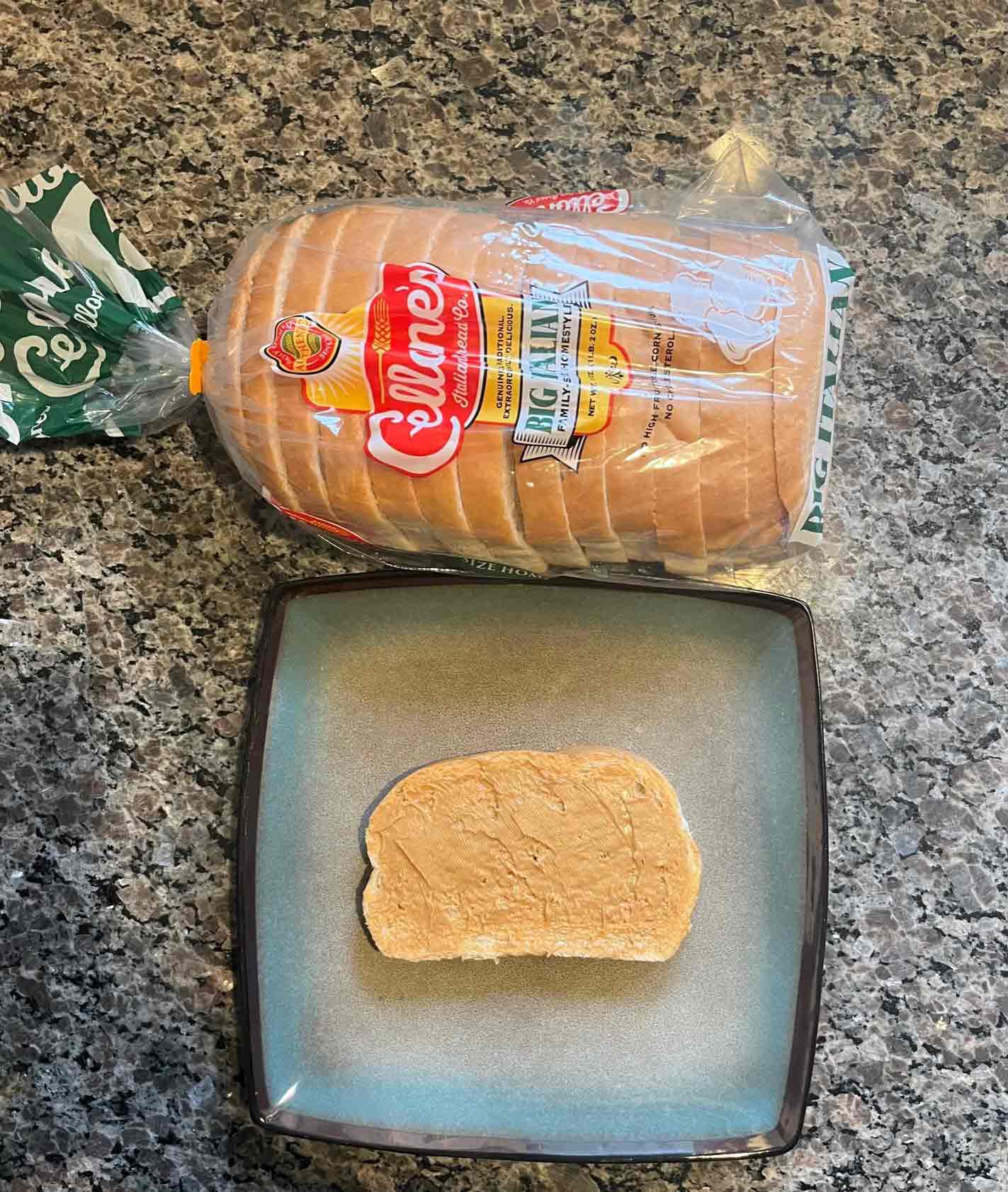 Bread with Peanut butter